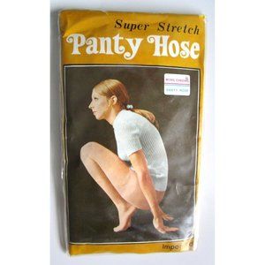 Vintage Panty Hose Wing Cheong Coll. Honey Super Stretch - Made France 66% Nylon